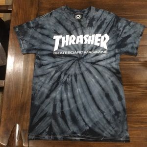 Thrasher Short sleeve Tee Spider tie-dye
